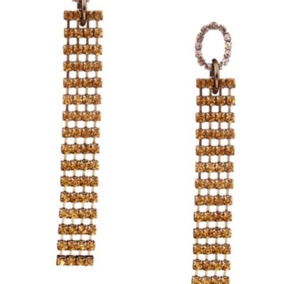 CHLOE & THEODORA BETTY STRAIGHT STRAND EARRINGS - Picture 3 of 4